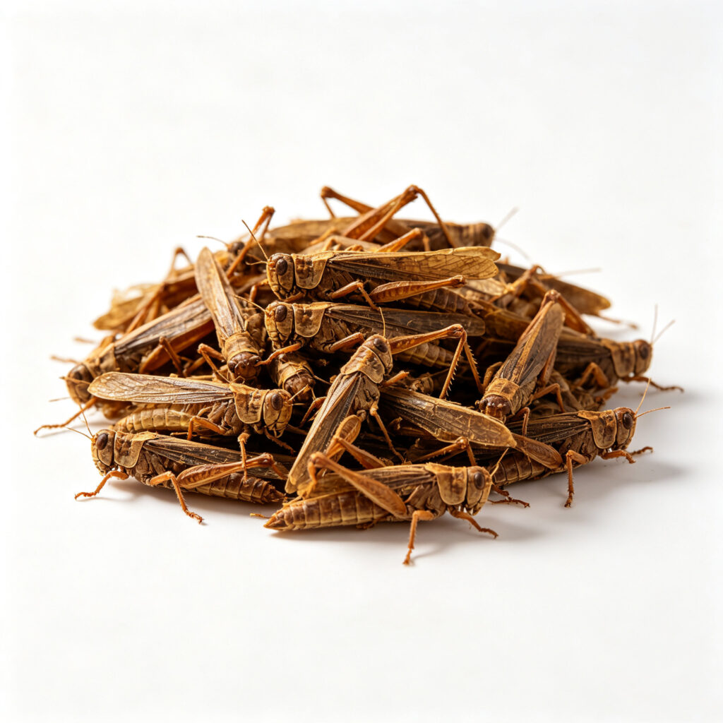 SGS certification ensuring the biological safety of premium Wholesale Dried Crickets