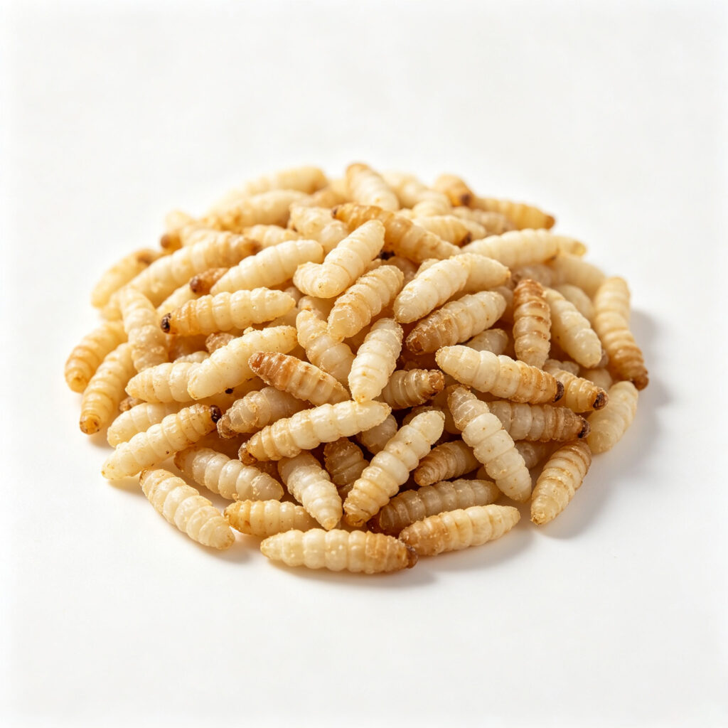 premium microwave-dried maggots for dog treats