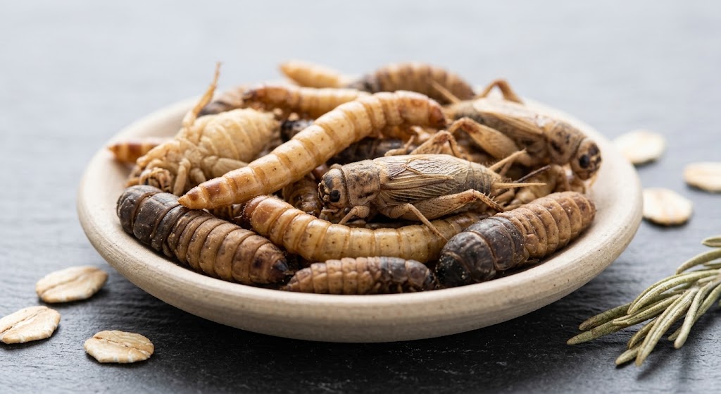 premium freeze-dried insects for pet food