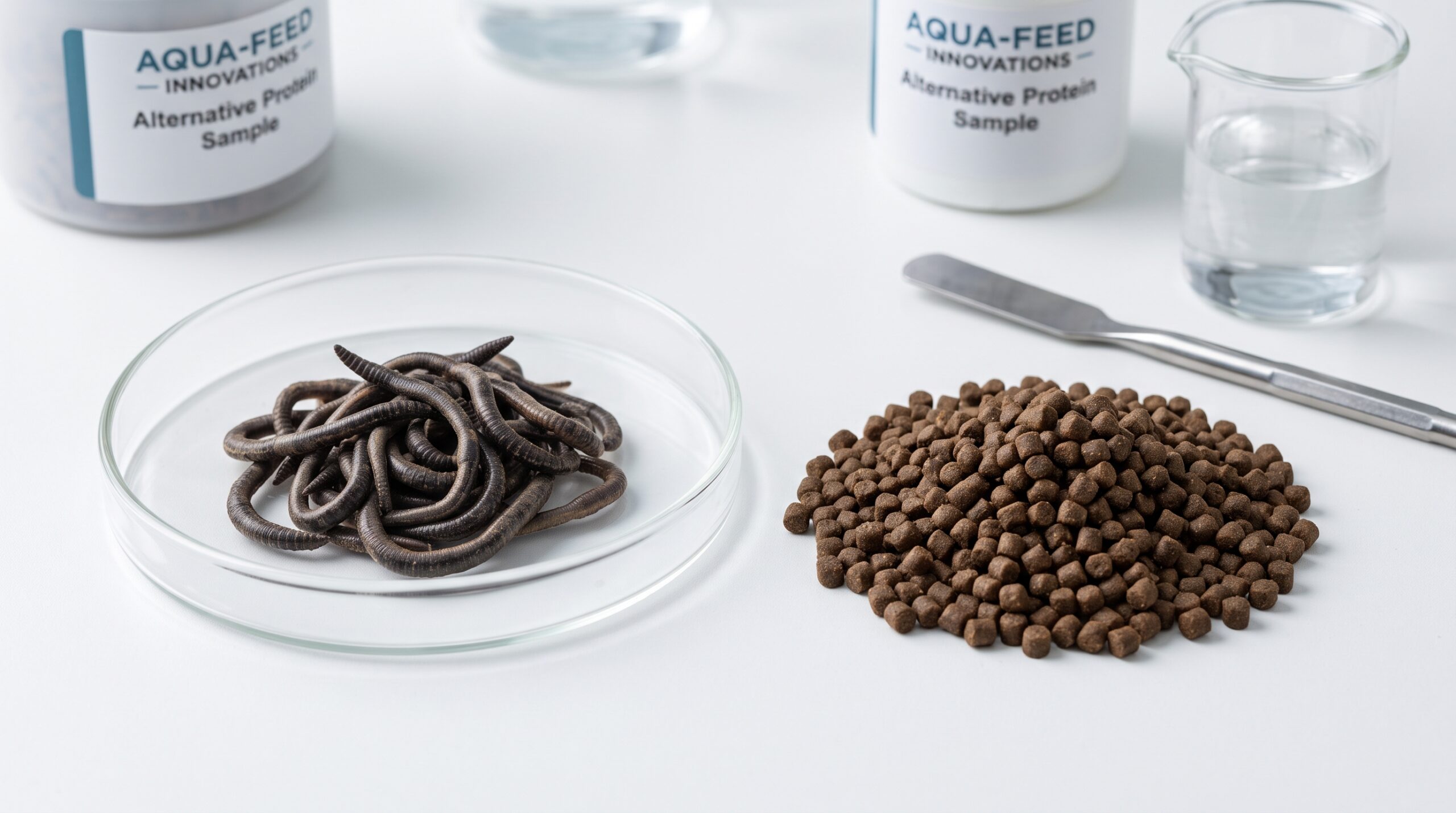 Premium crude protein analysis from a direct Bulk Dried Earthworms supplier