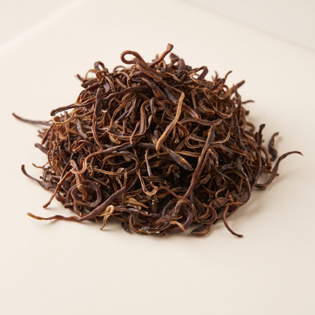 dried earthworms
