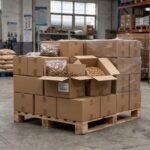 Sealed bags and cartons prepared for a bulk dried insect order