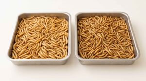 Microwave dried mealworms compared with hot-air-dried mealworms for B2B buyers