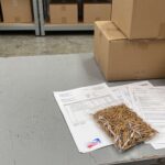 Importing bulk insects with commercial and compliance documents